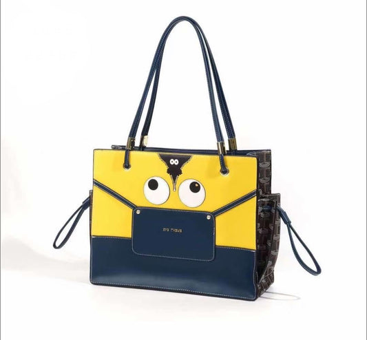 Eye theme Minions design tote bag